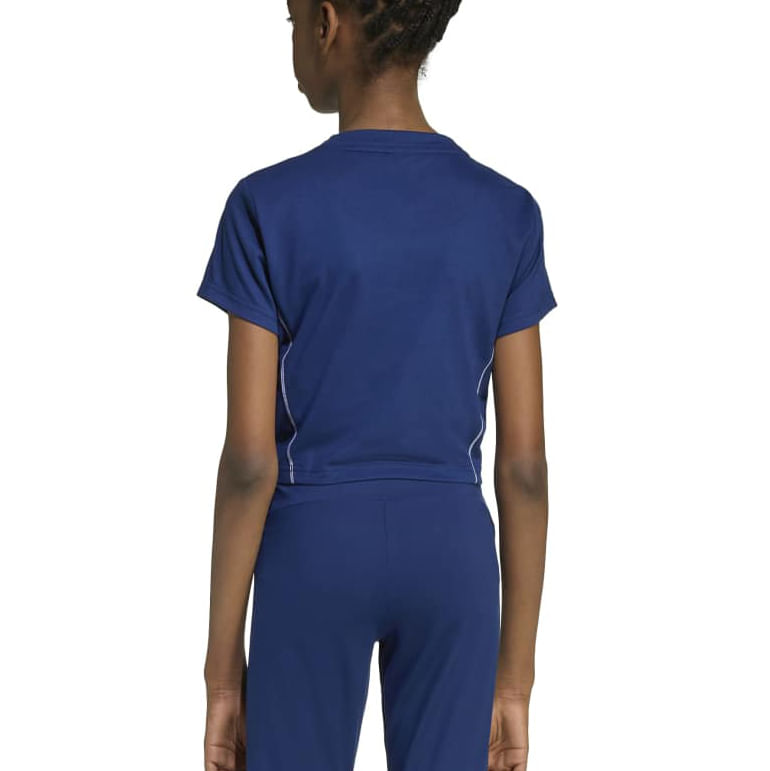 Adidas Blusa JM3855 INF JG GL COL Dark BlueWhite Poliester -2-